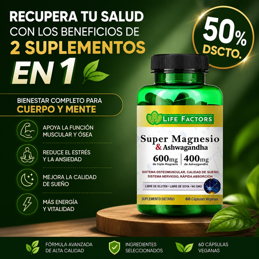 ASHWAGANDHA Y MAGNESIO | Equilibrio y Energía
