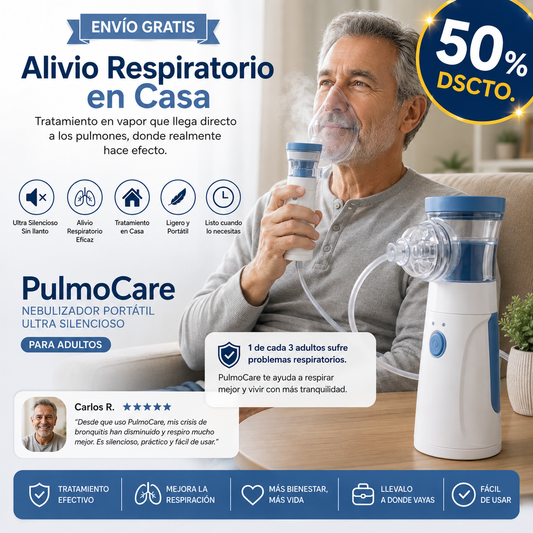 PulmoCare - NEBULIZADOR PORTATIL
